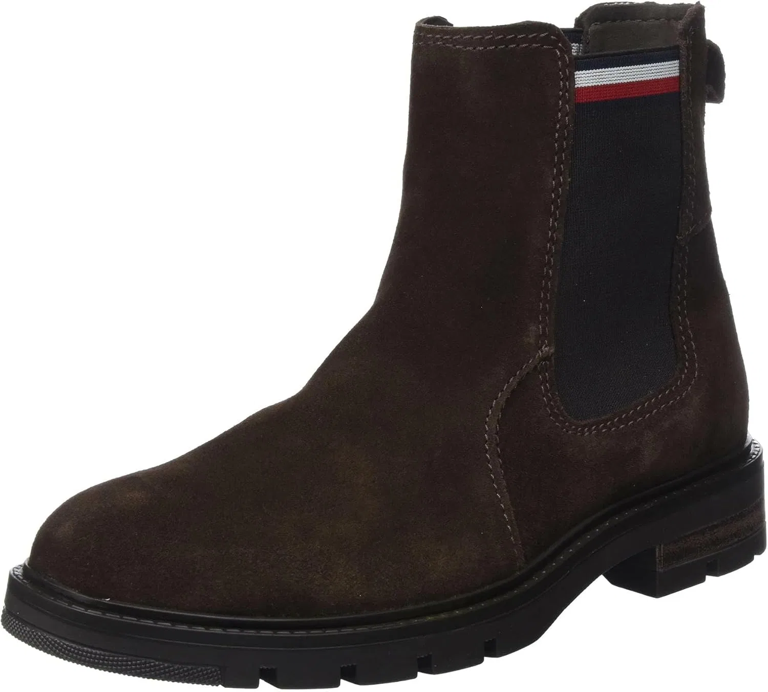 Мужские замшевые ботинки челси от Tommy Hilfiger Corpoarte Hilfiger, Brown Cocoa