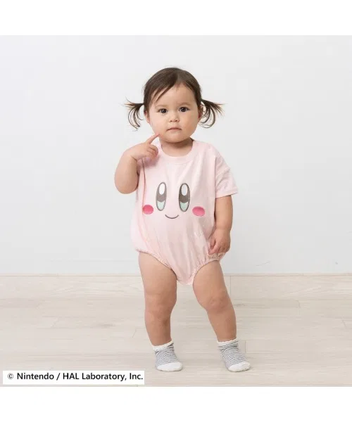 Боди Kirby с короткими рукавами и большим рисунком лица, вышивка Jersey/Sagara.