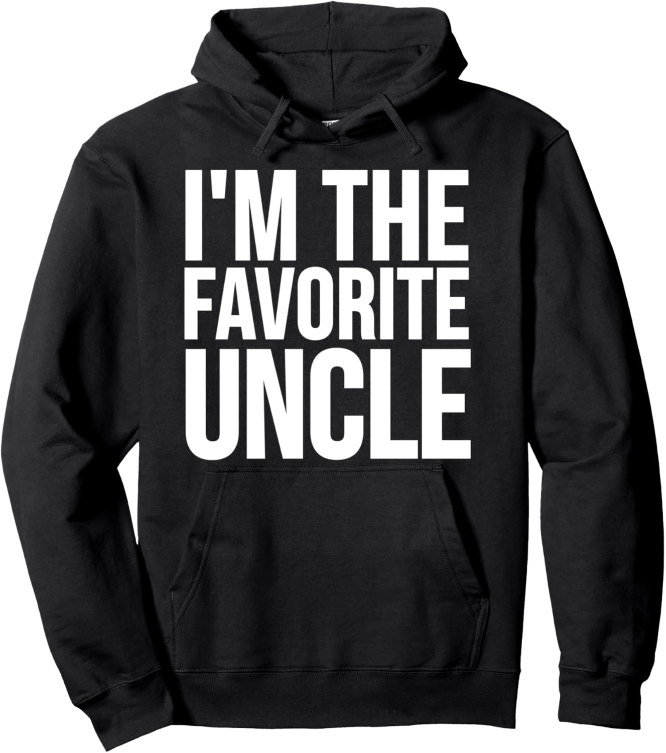 

Я твой любимый дядя - Забавная толстовка с изображением дяди I'M The Favorite Uncle, черный