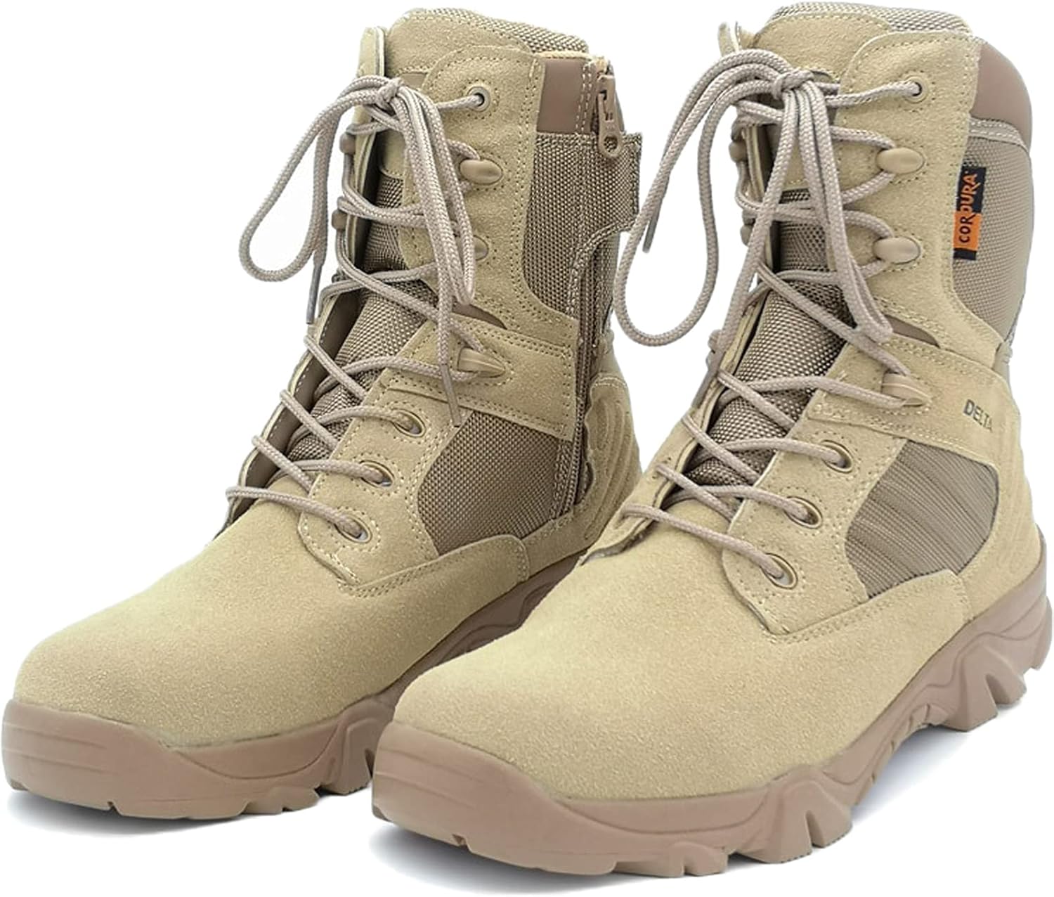 

Мужские походные ботинки, обувь для кемпинга, трекинга и скалолазания, легкие высокие ботинки на шнуровке для походов с рюкзаком, велосипедного спорта, размер Sand-EU39/US7 Hongrenamz, 7 Sand