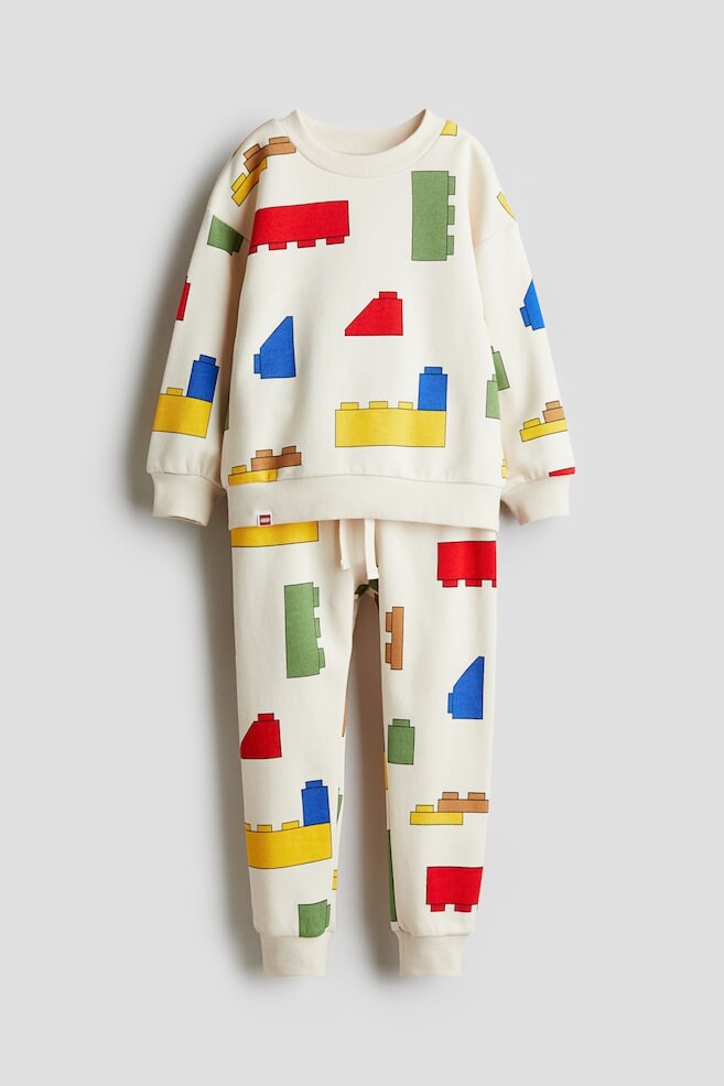 

Комплект из двух толстовок с принтом H&M, белый