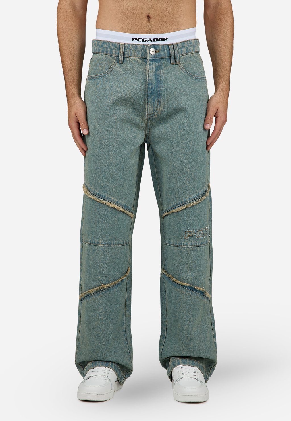 

Джинсы свободного кроя WAYNE WIDE Pegador, цвет Washed Vintage Blue