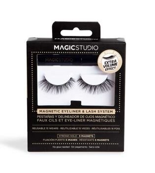 

Дополнительный объем, магнитные ресницы + подводка для глаз Magic Studio Magnetic