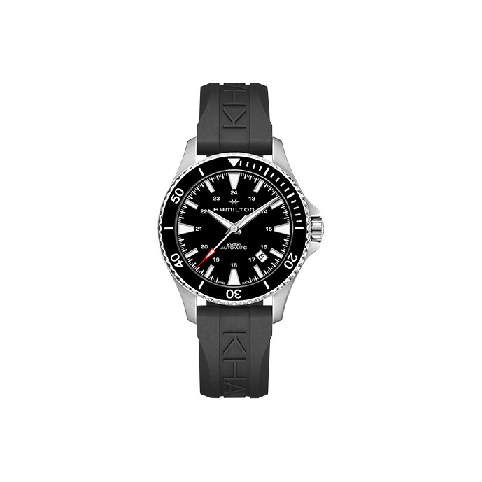 

Hamilton Часы Automatic Mechanical Movement Men's Watch Watch 40mm Black Dial Stainless Steel Watch Case Rubber Strap, Black Dial