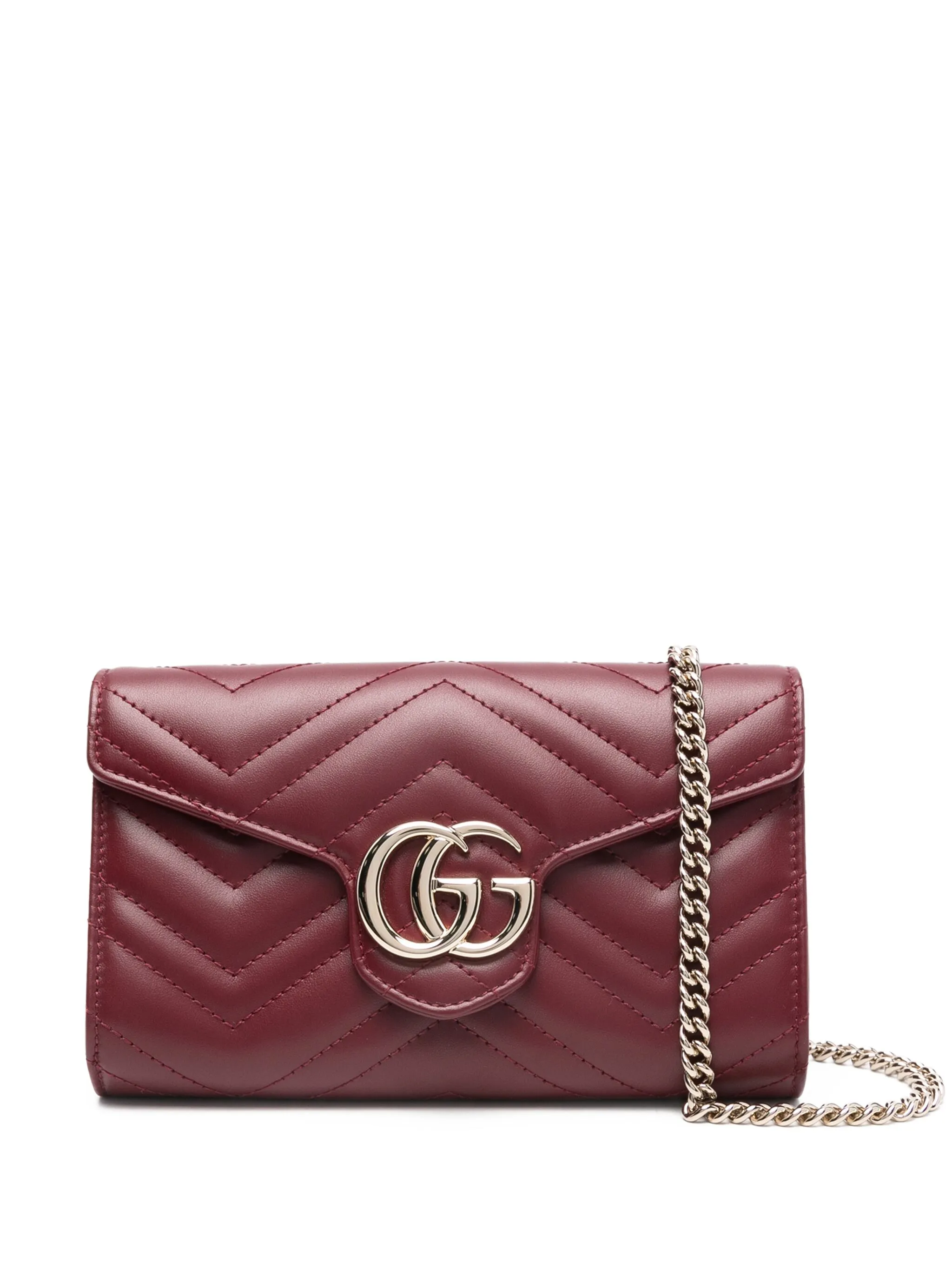 

Мини-клатч GG Marmont Gucci, красный