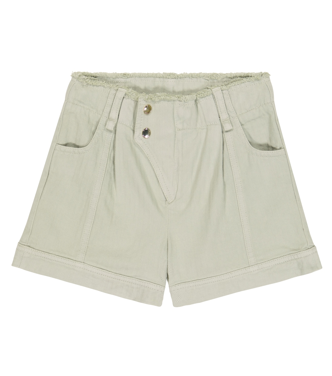 

Хлопковые шорты Chloé Kids, зеленый