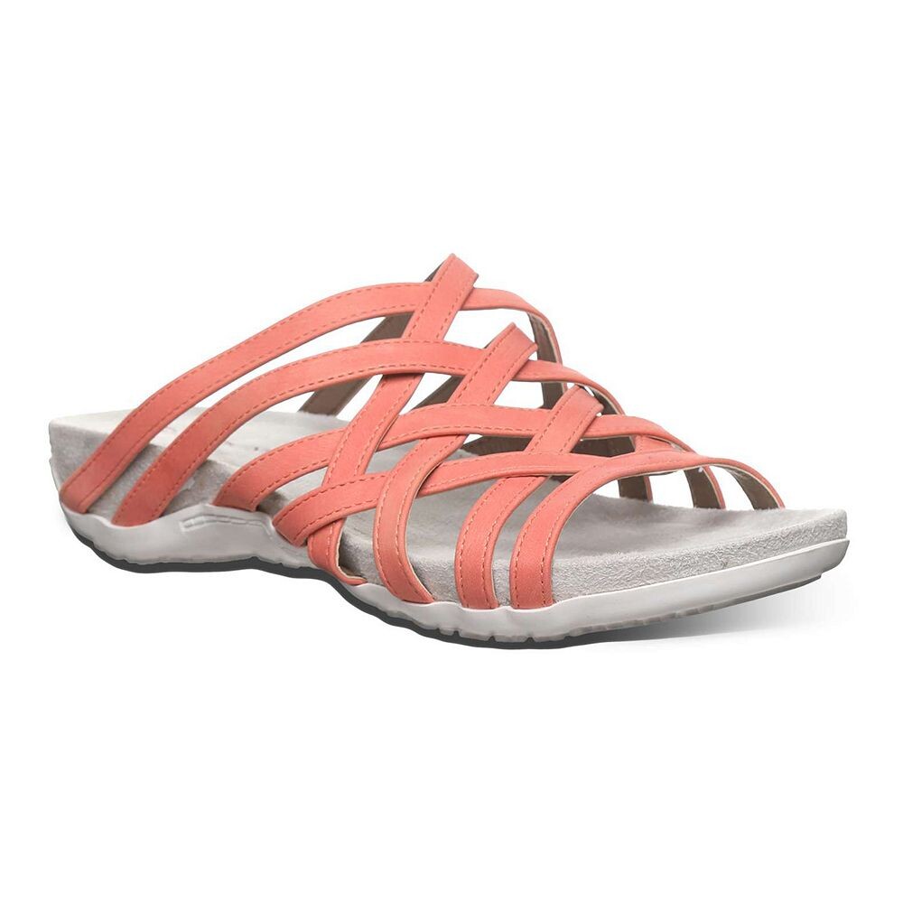 

Женские шлепанцы Bearpaw Zinnia с ремешками, коралловый