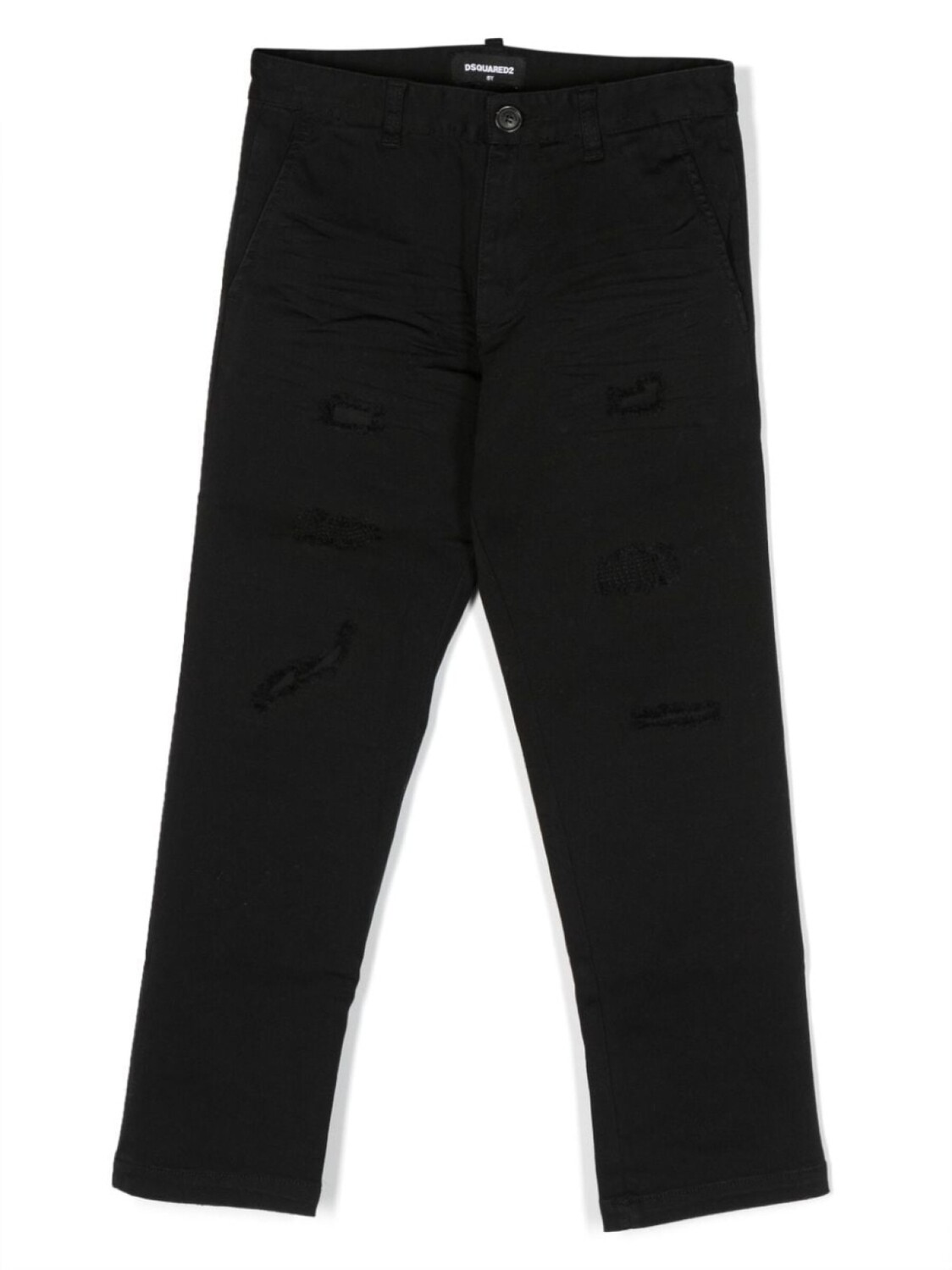 

Dsquared2 прямые джинсы средней посадки, черный