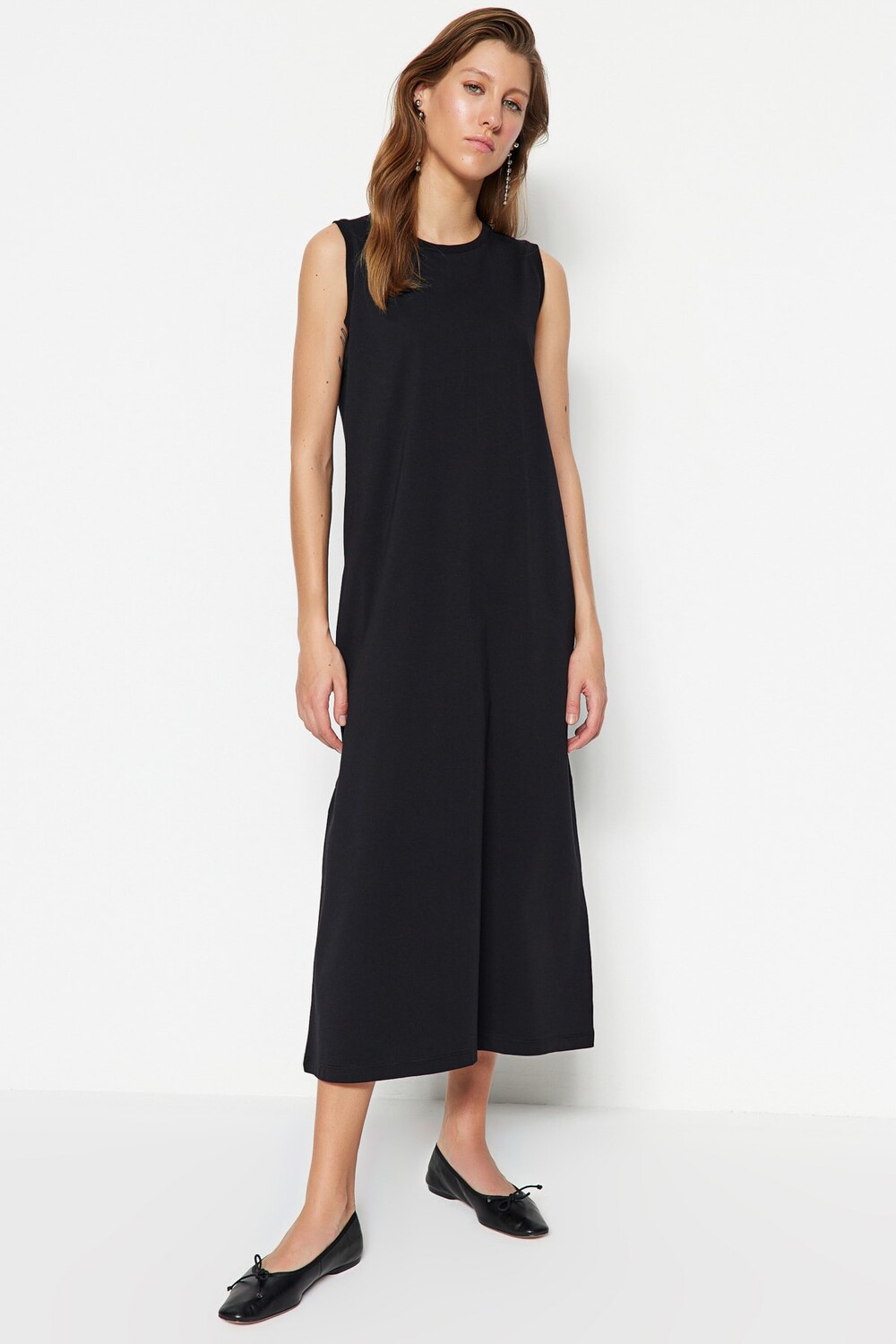 

Платье - Черное - Базовое Trendyol Modest, черный
