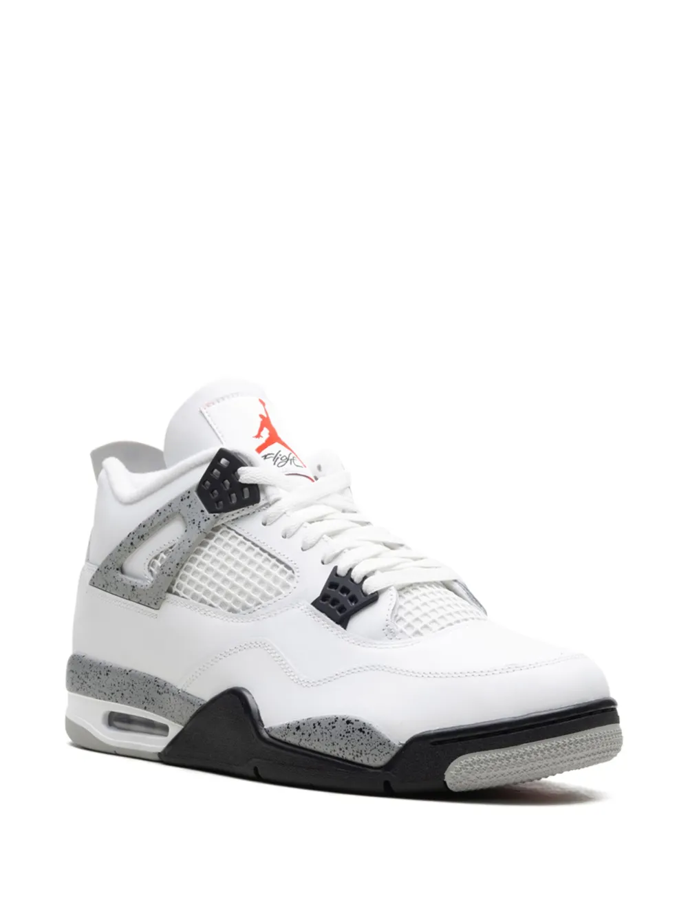 Кроссовки Air  4 OG White Cement Jordan, белый — фото 2