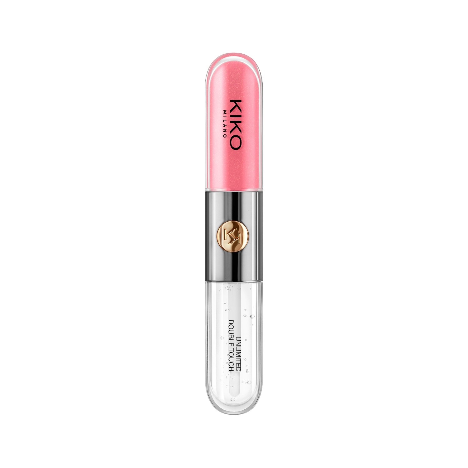 Блеск для губ Kiko Milano Unlimited Double Touch, 111 - satin pink camellia, 6 мл — фото 3