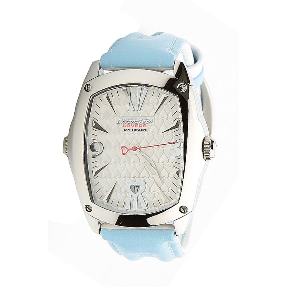 

Часы из синей кожи Chronotech, Blue