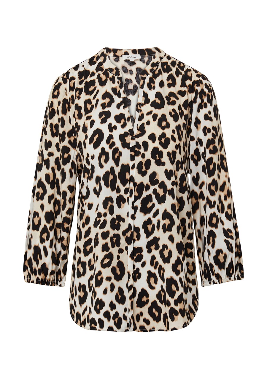 

Блуза s.Oliver, Camel/Ecru