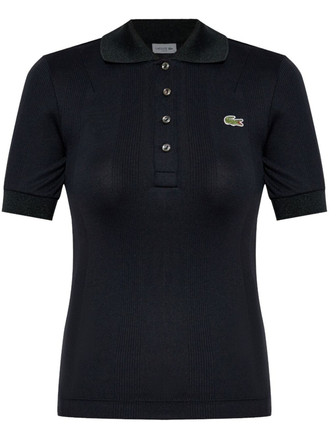 

Поло с логотипом Lacoste, черный