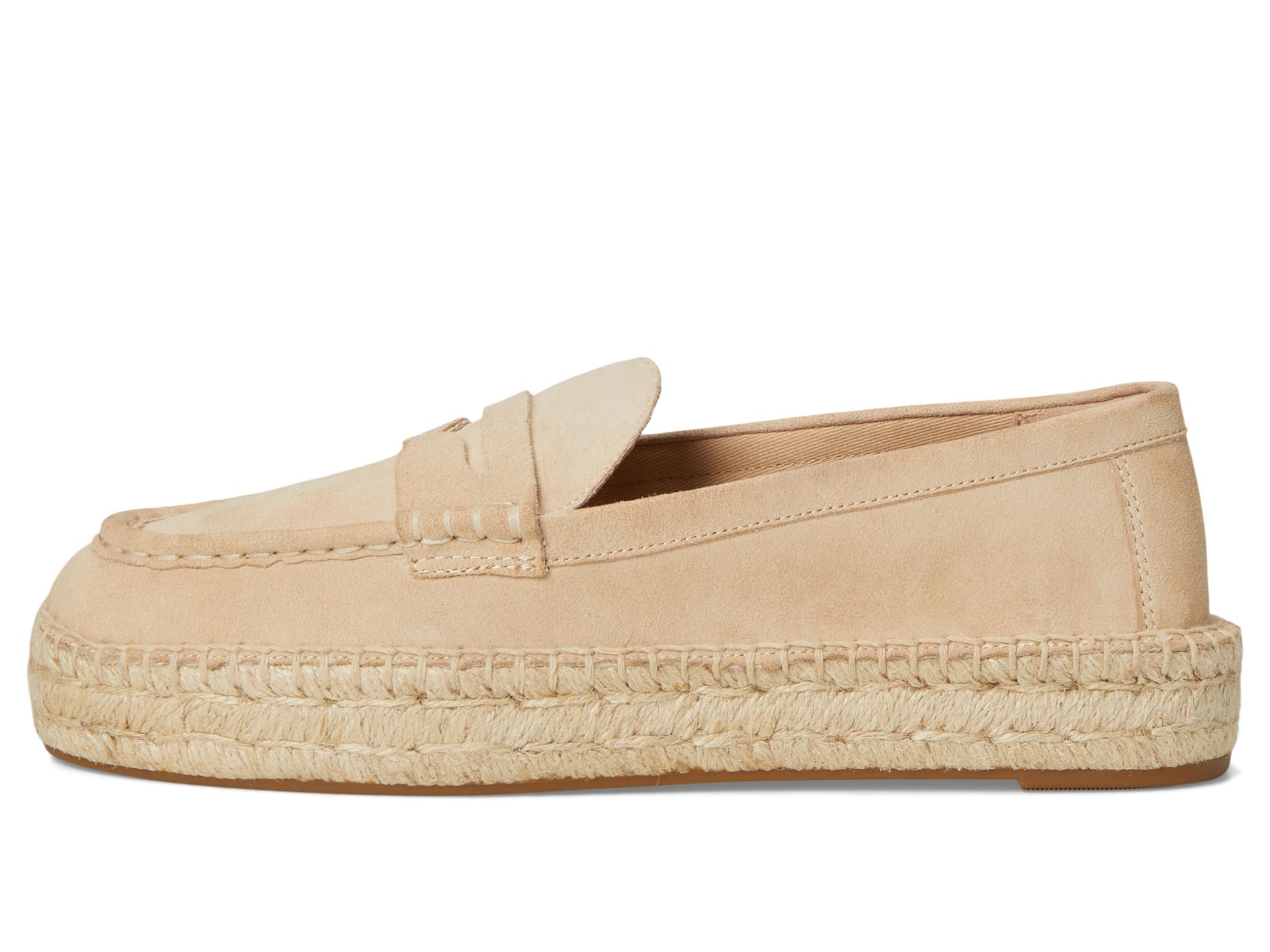 Лоферы Lauren Ralph Lauren Luize Suede Loafers Espadrille, цвет Sand Dune — фото 4