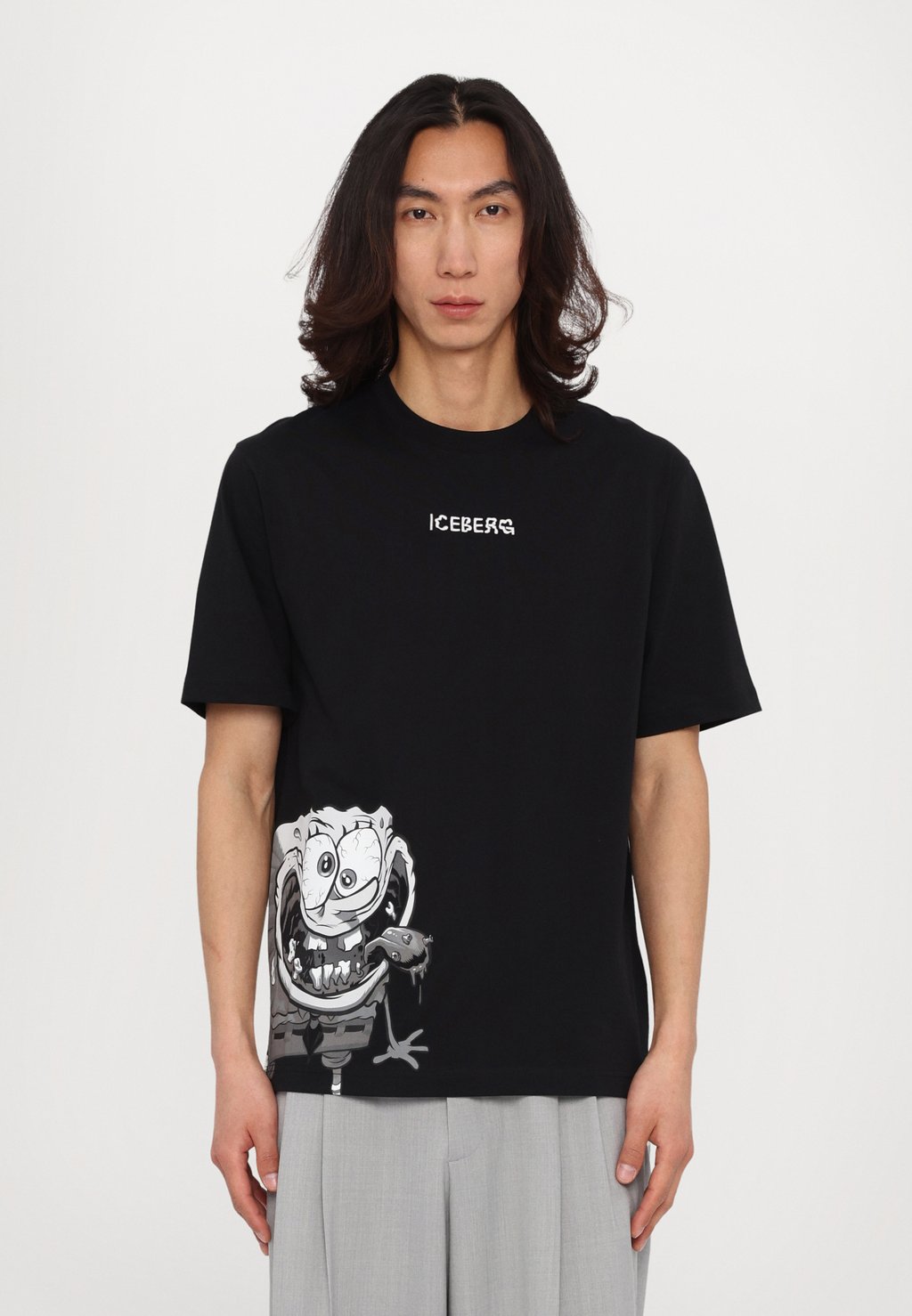 

Футболка с принтом Iceberg, черный