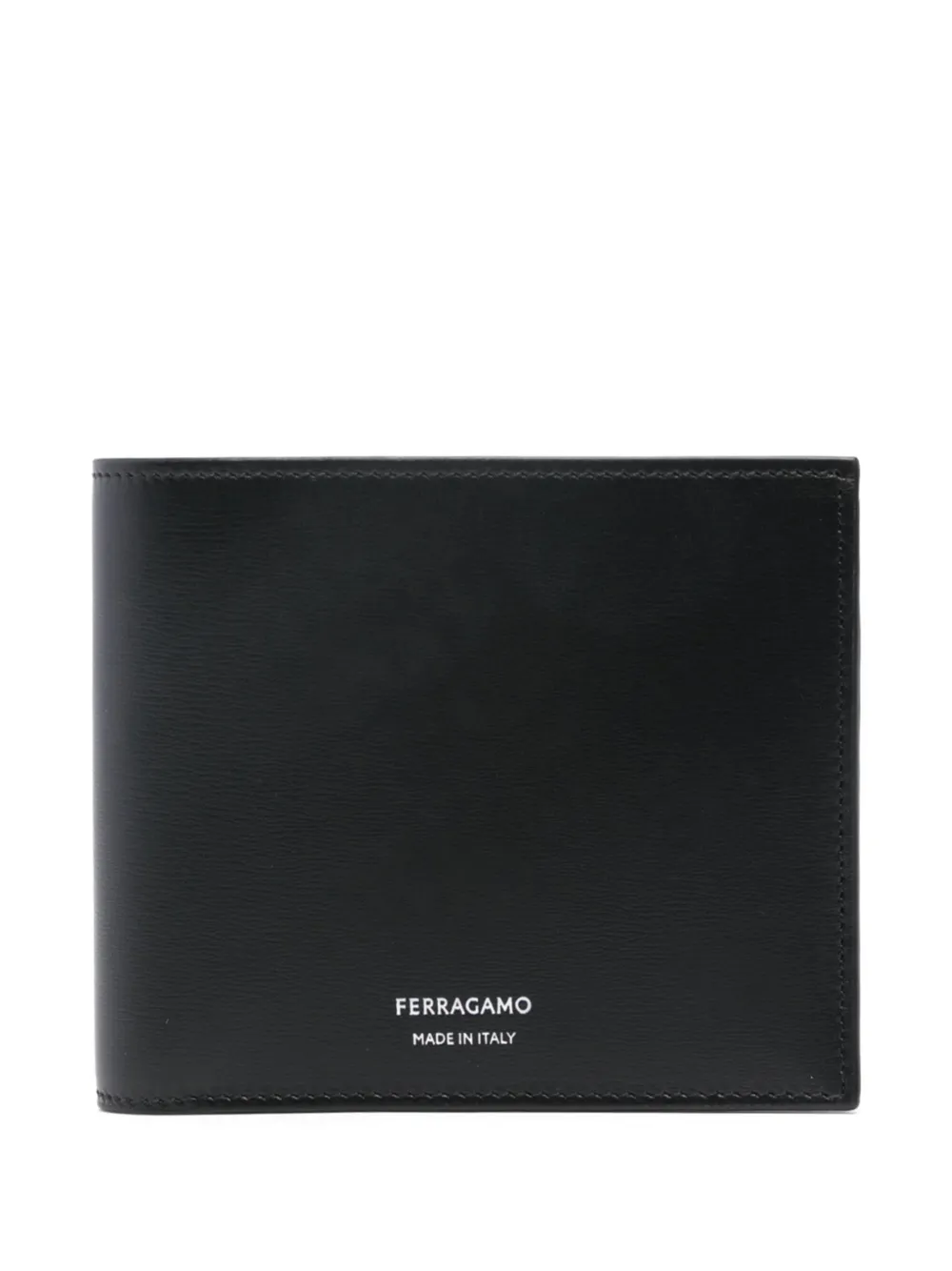 

Кошелек с тисненым логотипом Ferragamo, черный