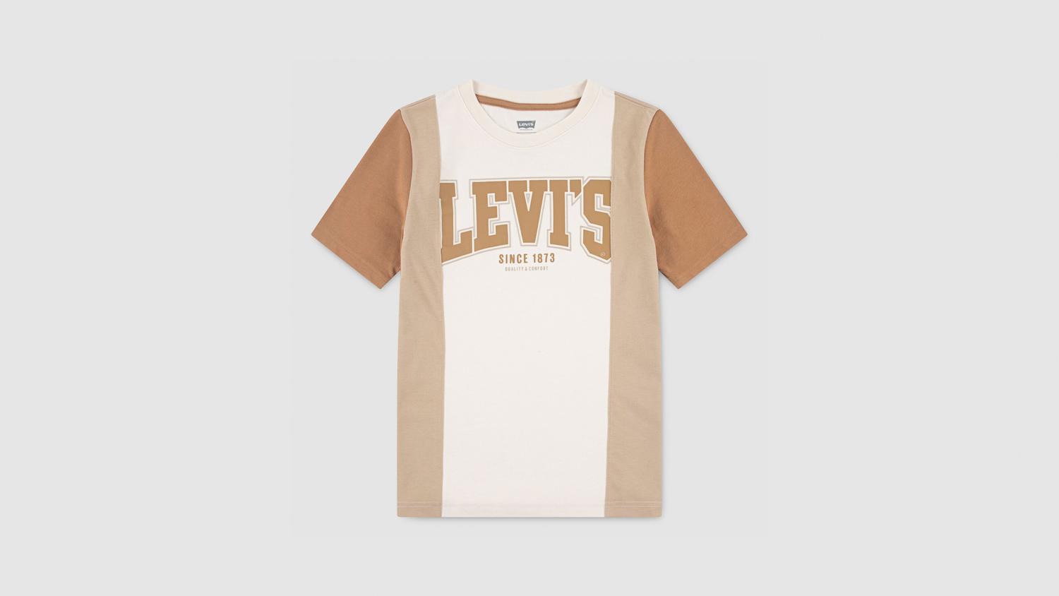 

Футболка Tri Colorblock Big Boys S-xl Levi's, Levi'S Egret - Beige