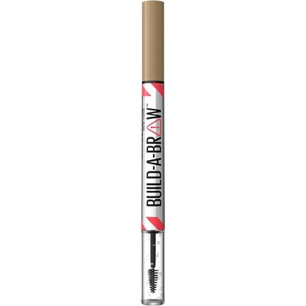 

Maybelline New York Build A Brow 2 в 1 Карандаш для бровей и фиксирующий гель Реалистичные, объемные брови Водостойкие, устойчивые к поту и размазыванию, 24 часа веганской формулы, оттенок 250 Blonde