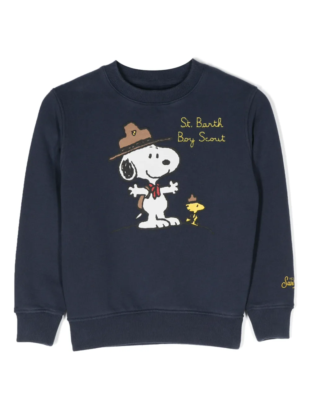 

Толстовка с принтом Snoopy MC2 Saint Barth Kids, синий