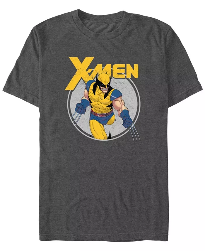 

Мужская футболка X-Men Cosmic Burst с коротким рукавом Fifth Sun, серый