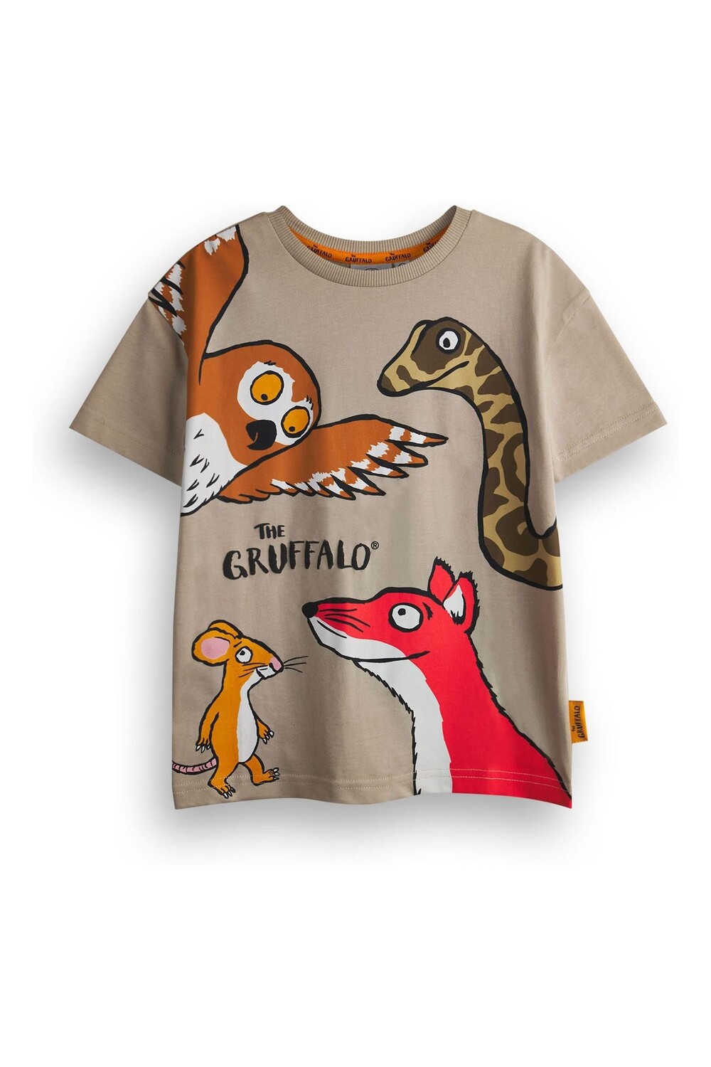 Футболки gruffalo для мальчиков, 2 шт в упаковке Vanilla Underground, коричневый — фото 2