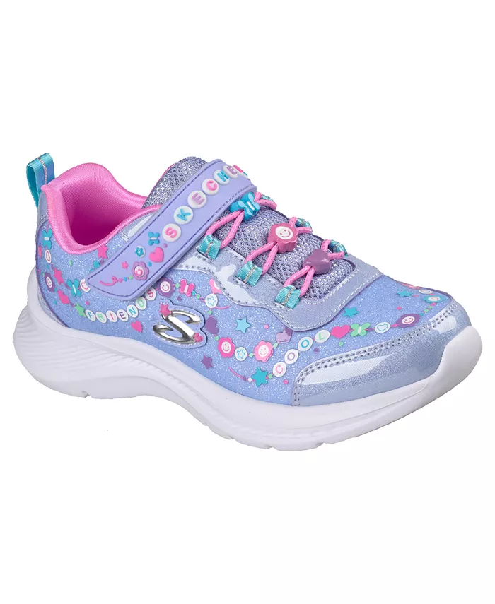 

Little Girls Jumpsters 2.0 - Besties 4Ever застежка на липучке повседневные кроссовки от Finish Line Skechers, мультиколор