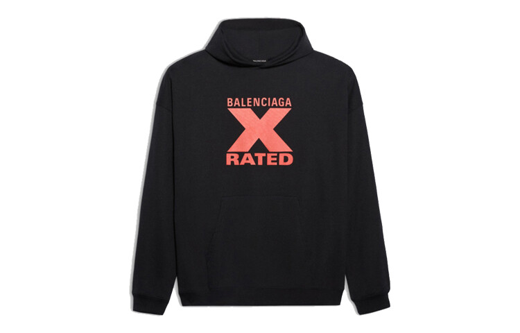 

Толстовка мужская Balenciaga X Rated, черный