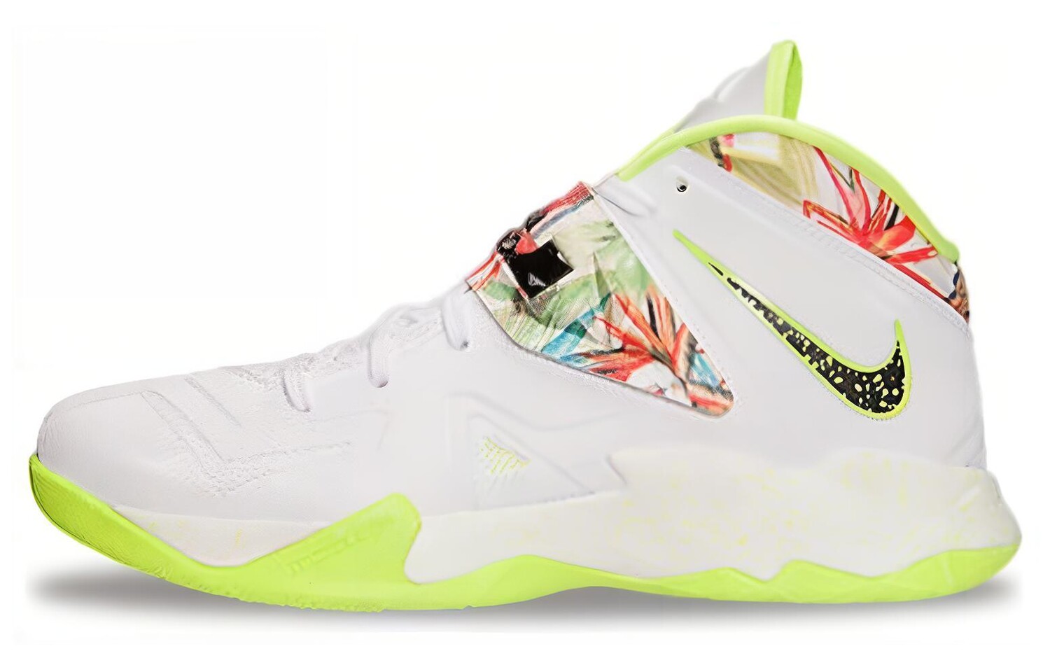 

Кроссовки Nike LeBron Zoom Soldier 7 King's Pride, белый/желтый