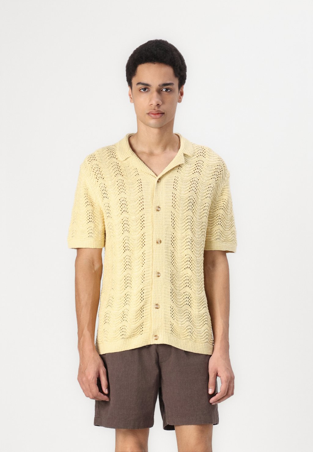 

Рубашка WAVY SWOLO Abercrombie & Fitch, желтый