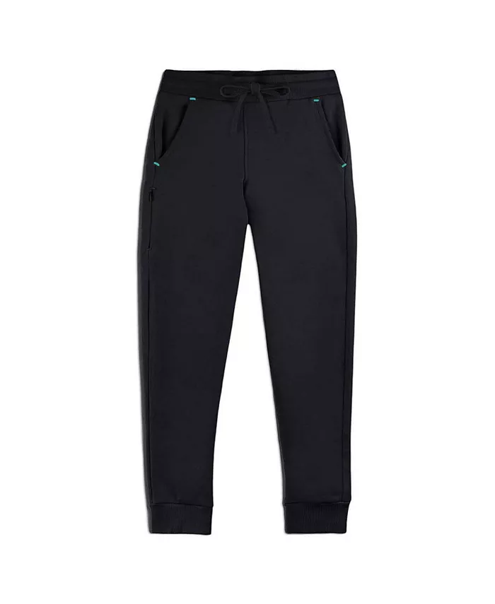 

Детские спортивные брюки из органического хлопка, произведенные по принципам справедливой торговли Mightly, черный