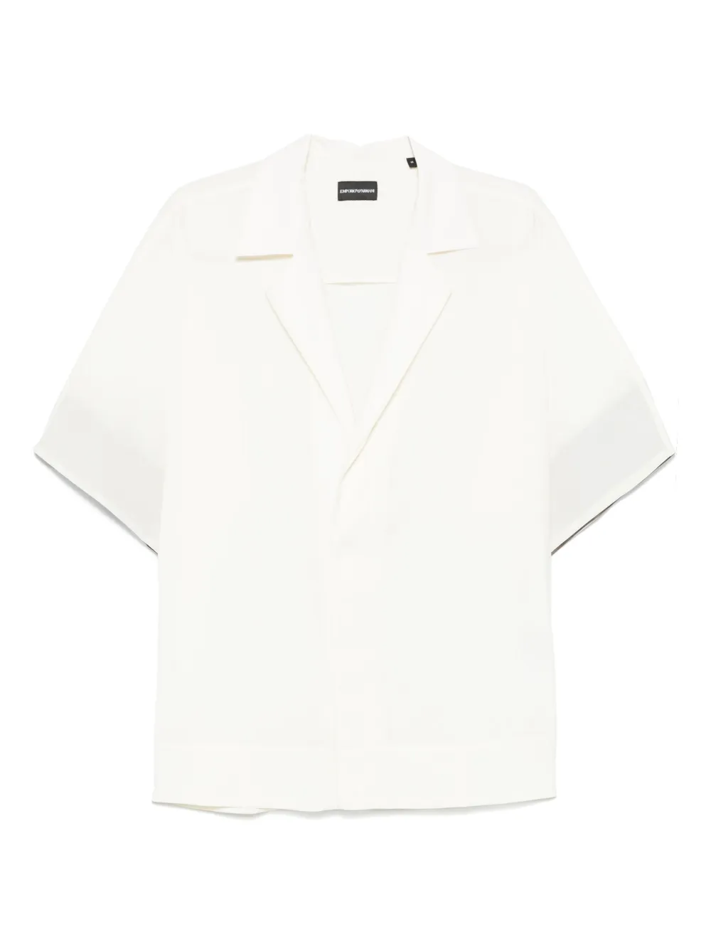 

Рубашка из вирджинской шерсти Emporio Armani, нейтральный