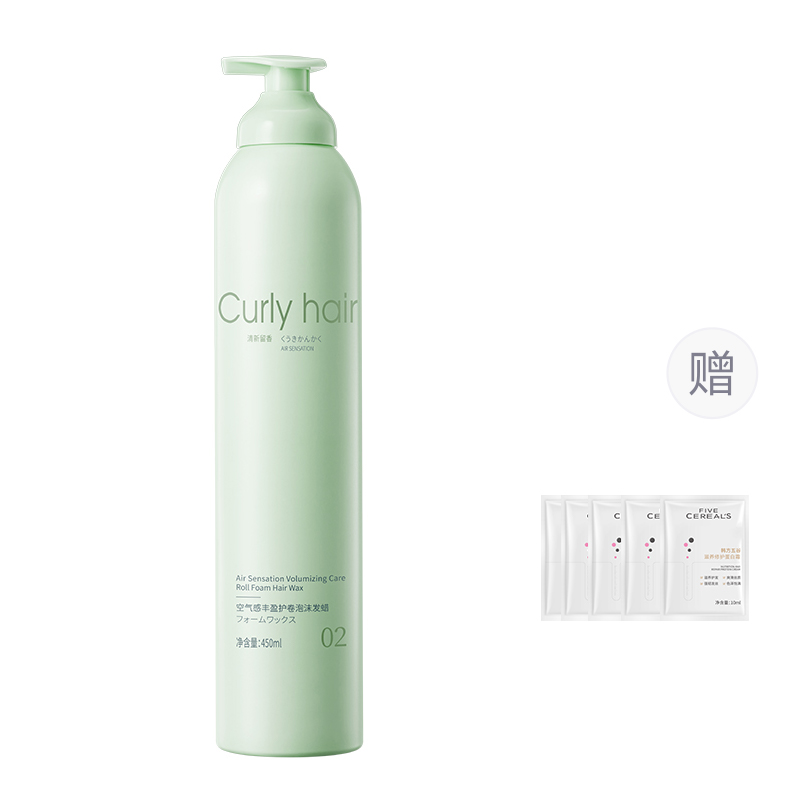 Воск Korean grain Curly hair для укладки вьющихся волос, освежающий аромат, 450 мл