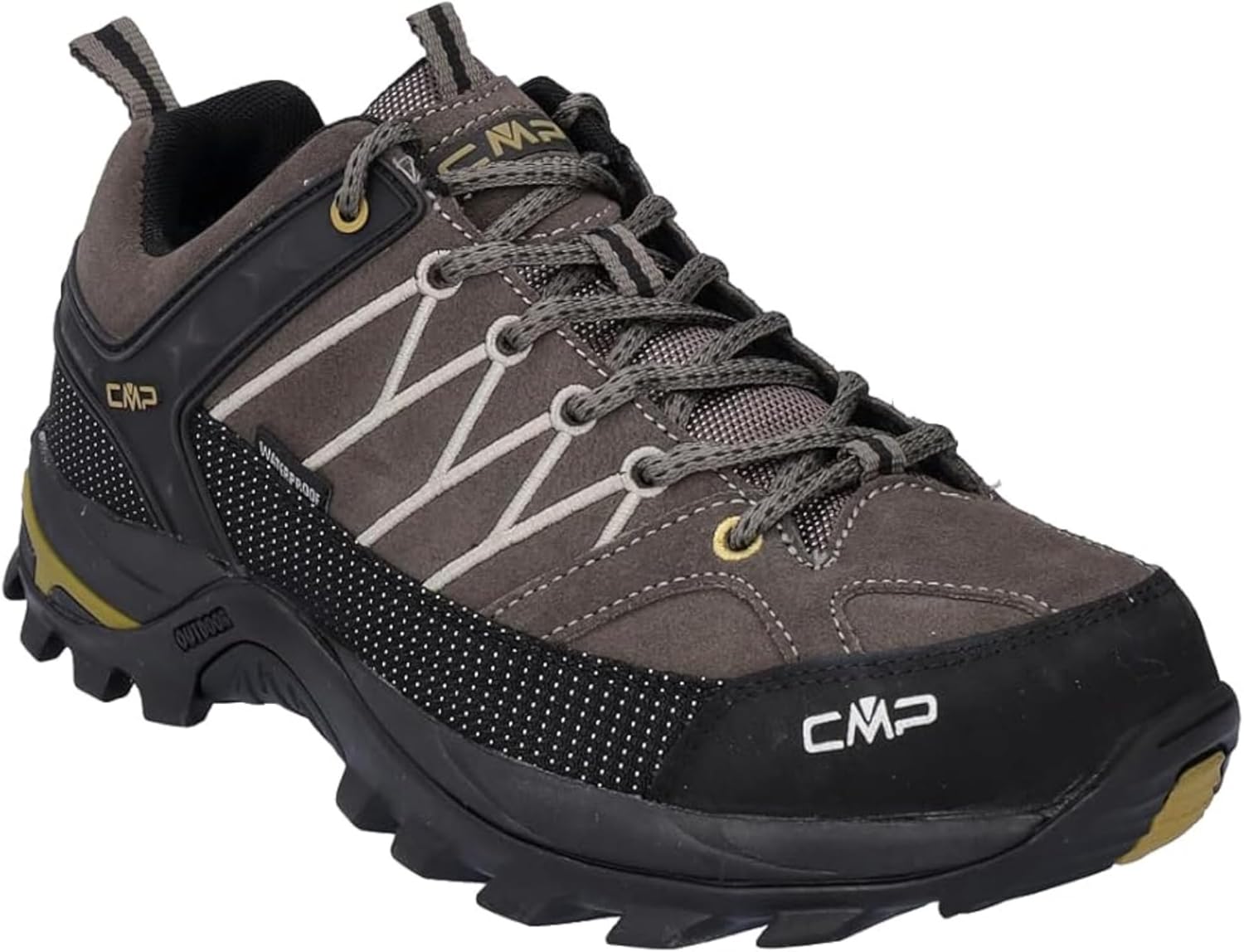 

Мужские низкие водонепроницаемые треккинговые ботинки CMP Rigel - замшевые походные ботинки с поддержкой голеностопа и сцеплением для любой местности, Fango