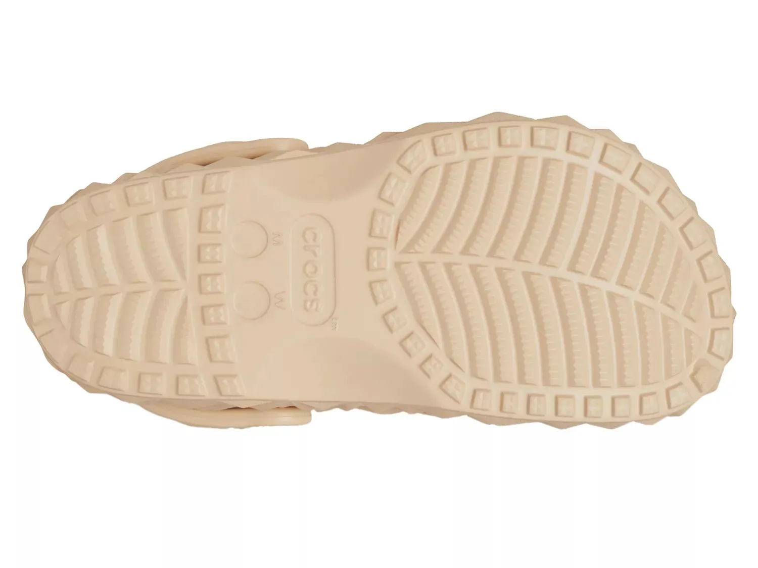 Сабо Crocs Classic Geometric, бежевый — фото 4