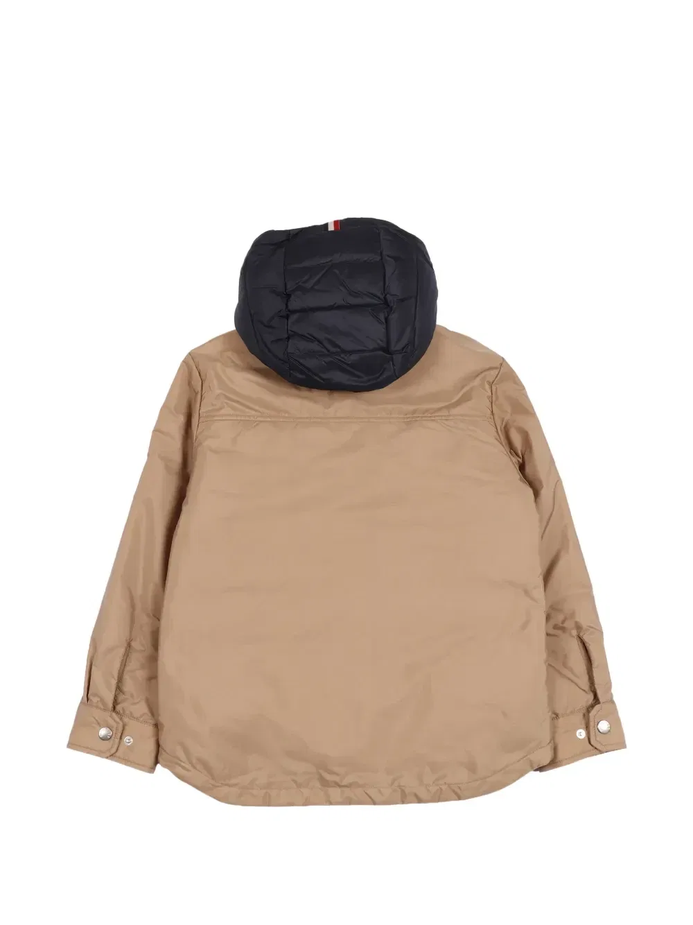 Куртка-рубашка Adil с капюшоном Moncler Enfant, бежевый — фото 2
