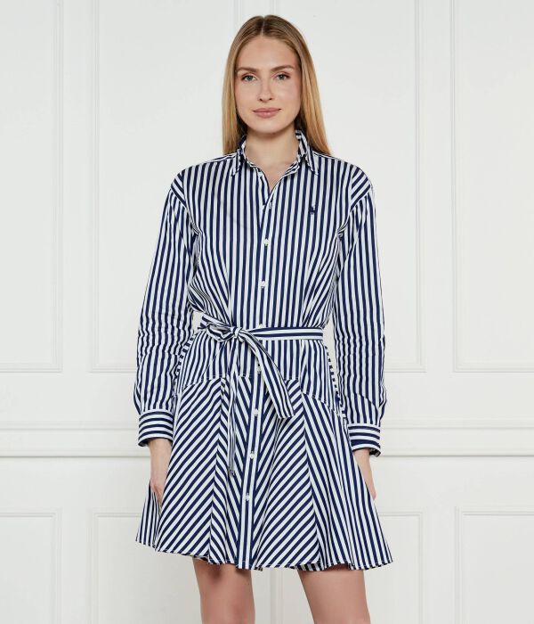 

Платье Polo Ralph Lauren с поясом, синий