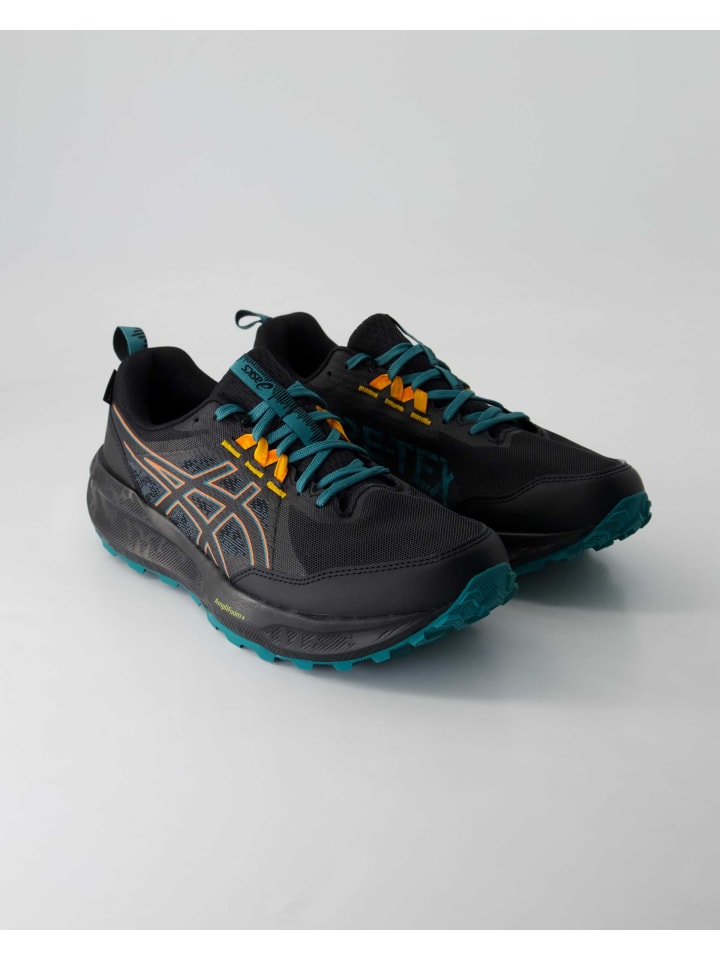 

Кроссовки на шнуровке asics, черный