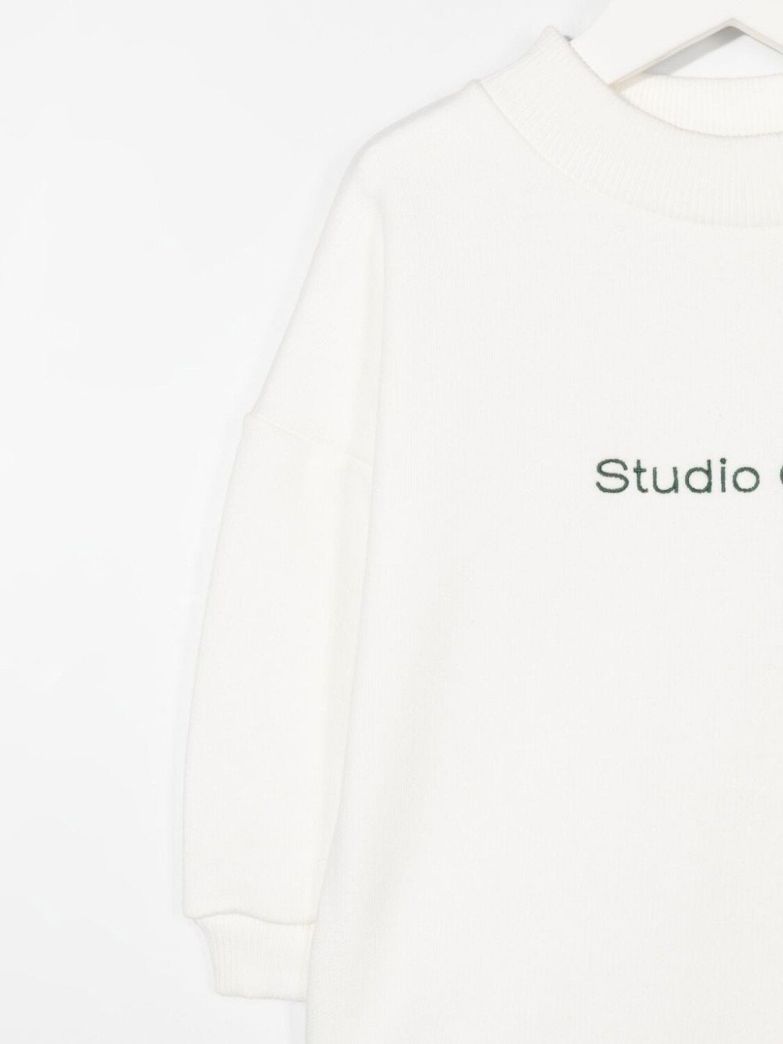Studio Clay ромпер из органического хлопка с логотипом, белый — фото 3