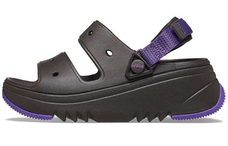 Шлепанцы и сланцы Crocs Hiker Xscape Sandal 'Espresso Neon Purple' Women's
