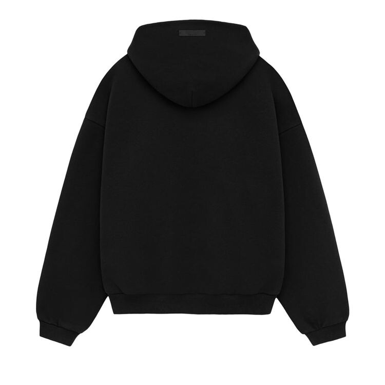 Худи Fear of God Essentials Kids Fleece Hoodie Black, черный — фото 2