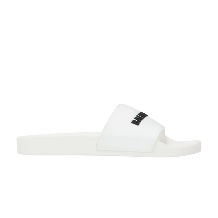 Сандалии Balenciaga Balenciaga Wmns Pool Slides 'White Black', белый