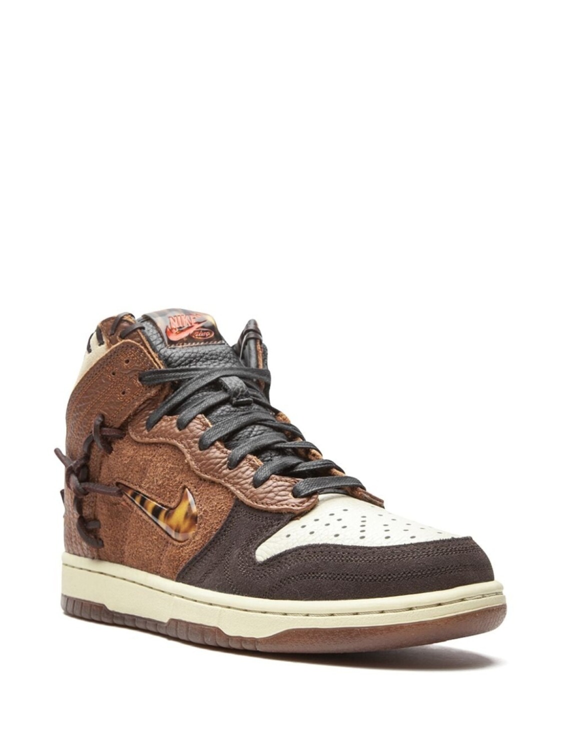 Nike кроссовки Dunk High из коллаборации с The Bodega, коричневый — фото 2