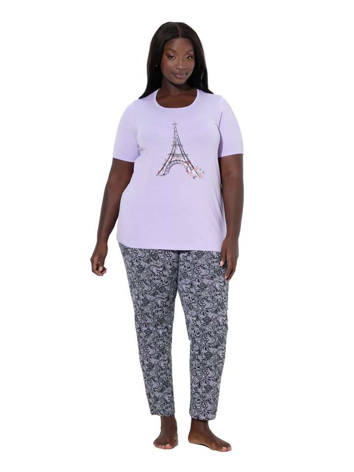 

Ulla Popken Пижама нежно-лавандового цвета