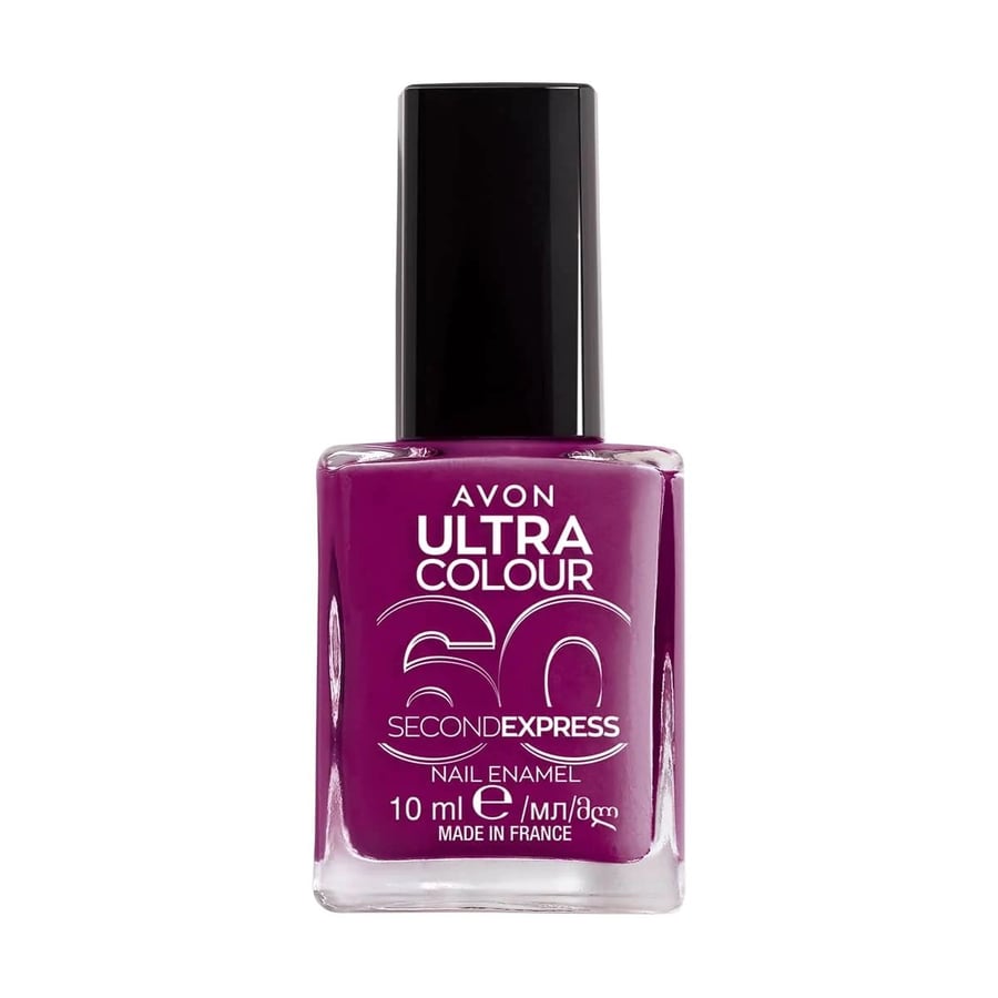

Лак для ногтей Avon Ultra Colour 60 Second Express - лиловый с U - 10 мл