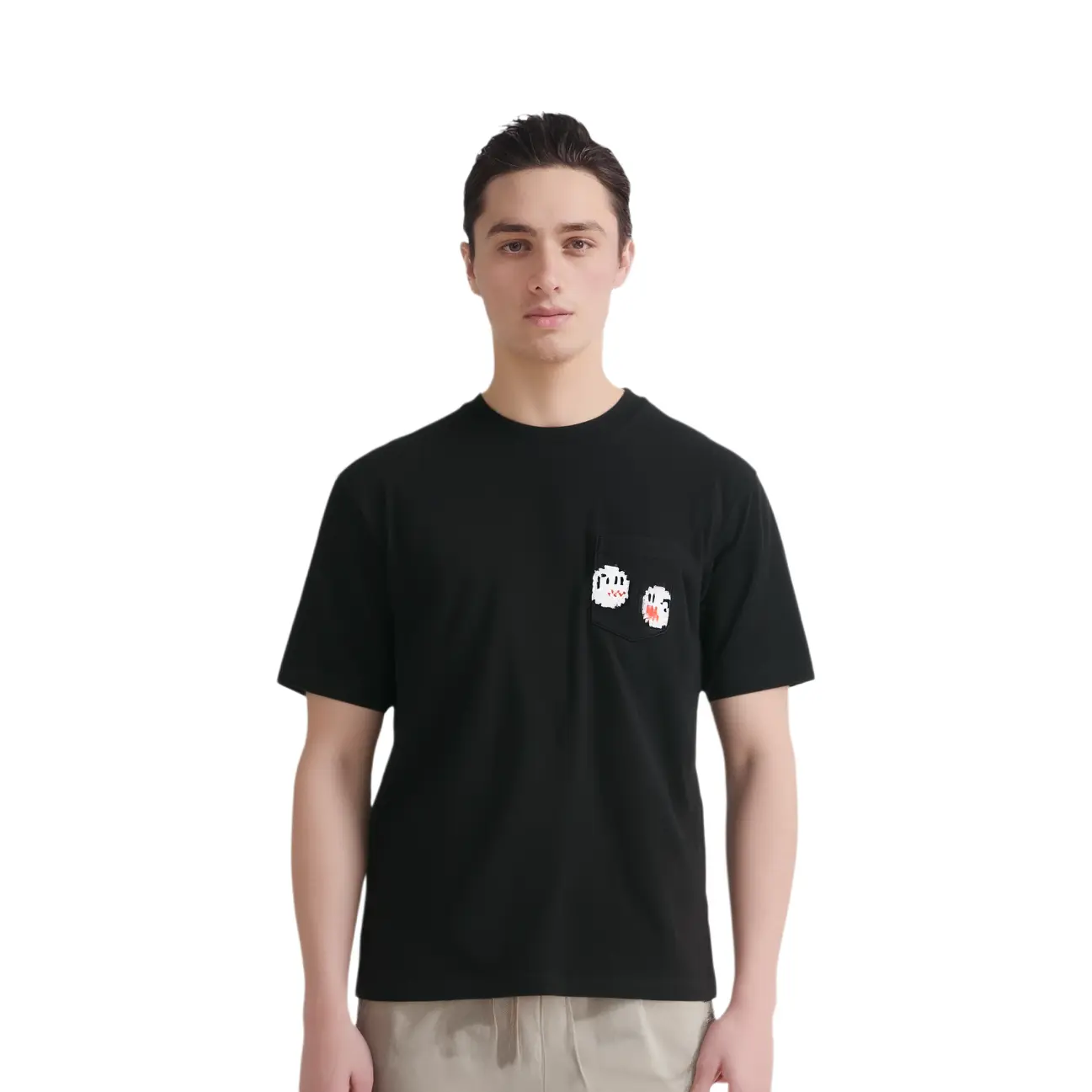 Футболка Super Mario Collaboration Edition мужская UNIQLO, черный — фото 4