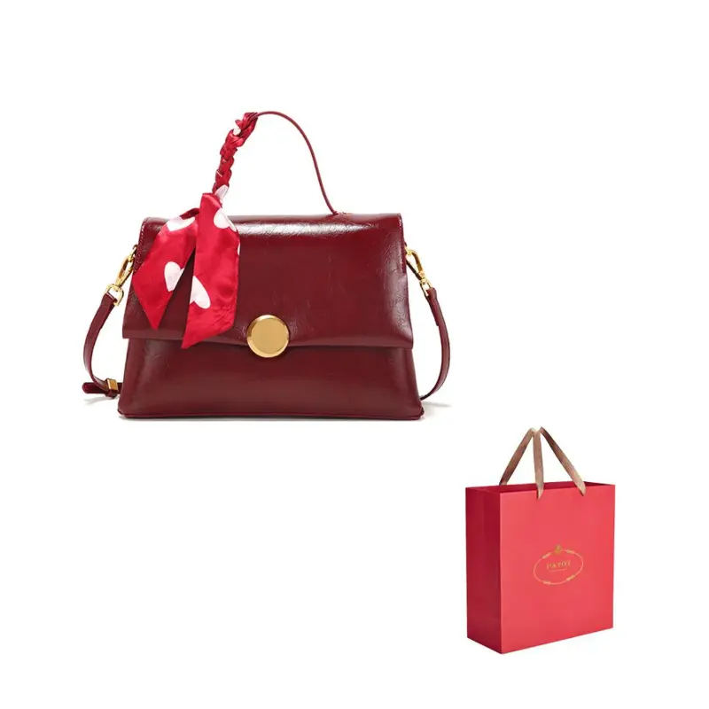 

PAYOT Микрофибра искусственная кожа женская сумка через плечо бордовый, Burgundy