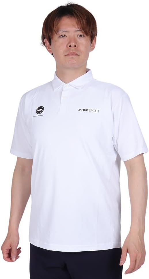 

Поло Descente Sunscreen Mini Pique Back Logo WH L Move Sport