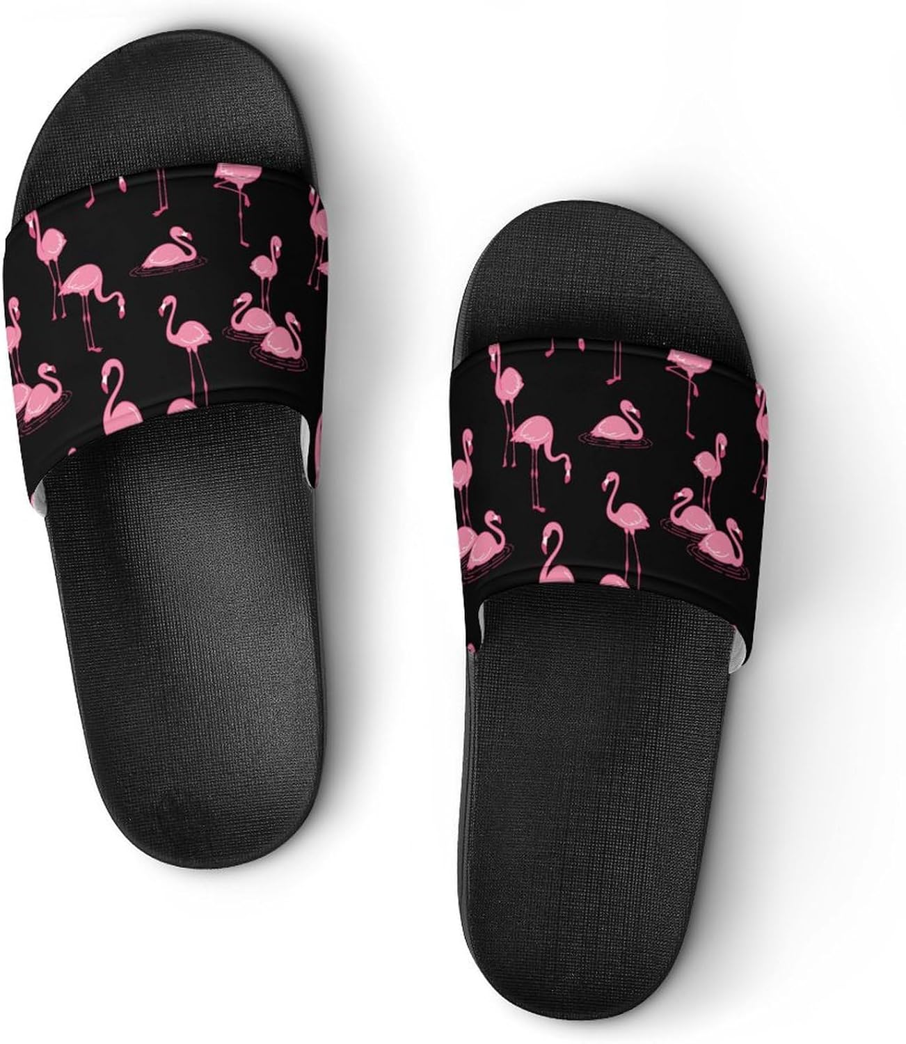 

Сандалии-шлепанцы Flamingo Lovely для мужчин и женщин, нескользящие сандалии с открытым носком Sabebmgfd, черный