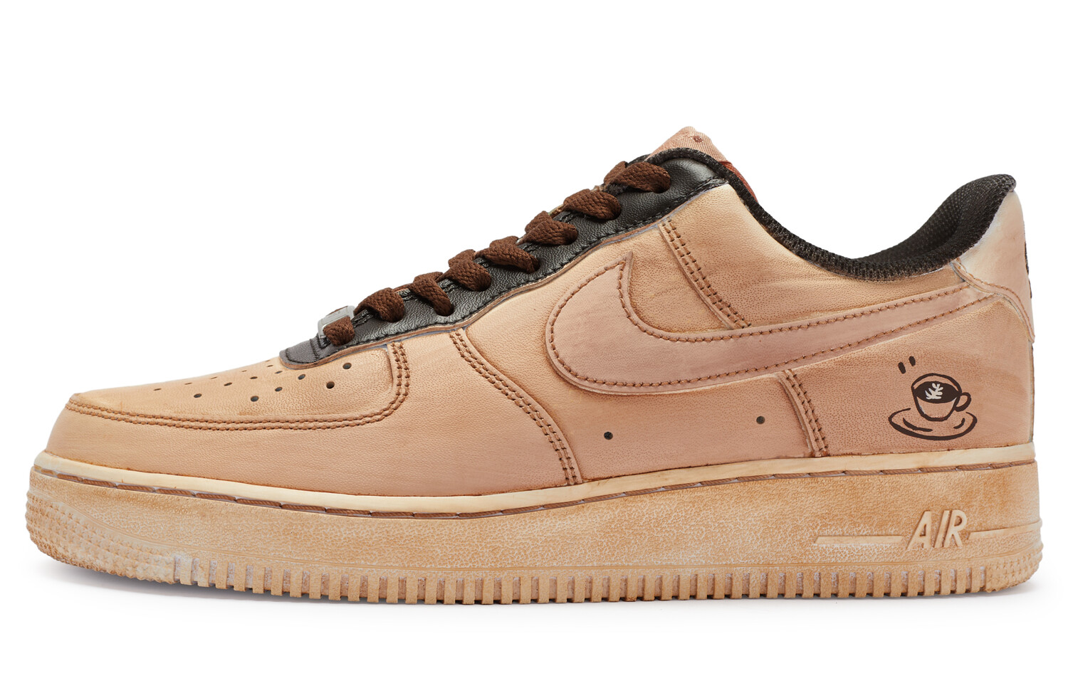 

Кроссовки Nike Air Force 1 Skateboard Shoes Men Low-Top Brown